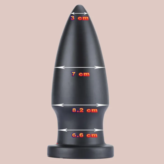 The Bullet Super Large Anal Plug House of Chastity Male Sex Toys
