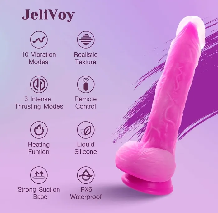 Tracys Dog Dildos Tracys Dog JeliVoy Thrusting Dildo Jelly skin Tracys Dog Dildos Tracys Dog JeliVoy Thrusting Dildo Jelly skin