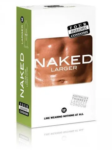 Vibrators Calvista Four Seasons Naked Condoms Larger 12pack