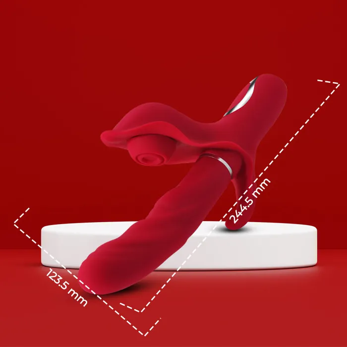 Vibrators Carnivorous Bliss Triple Stimulation Vibrator FRISKY BUSINESS SG