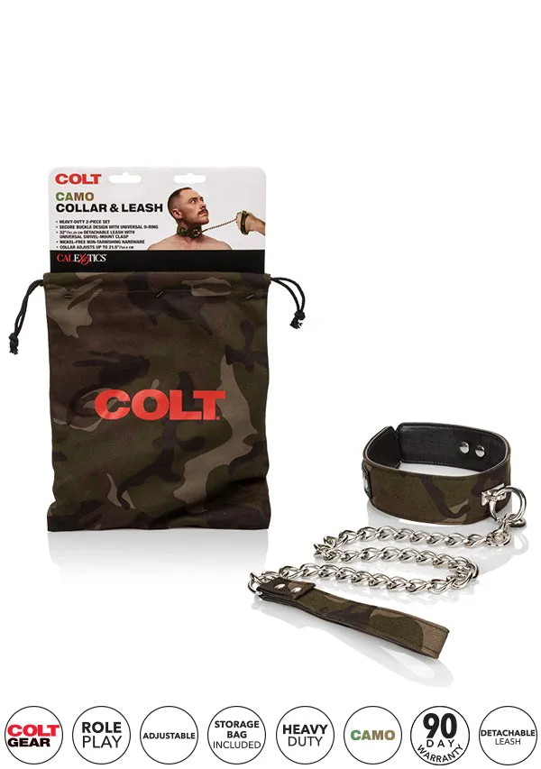 Vibrators COLT Gear COLT Camo Collar Leash Vibrators COLT Gear COLT Camo Collar Leash