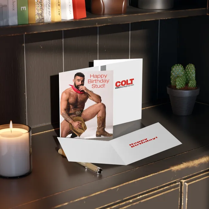 Vibrators COLT Man Birthday Card Packs Brian Maier Printify