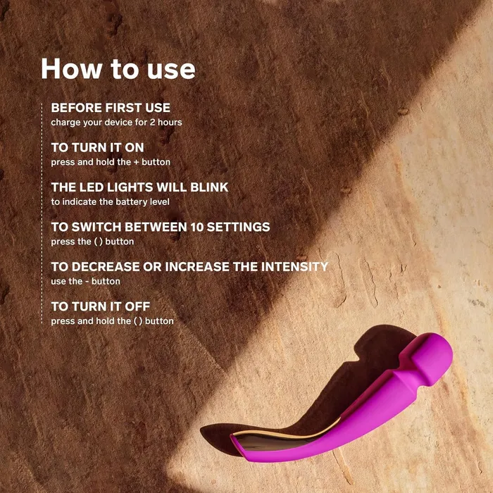 Vibrators Lelo Smart Wand 2 Medium Ocean Blue Lelo