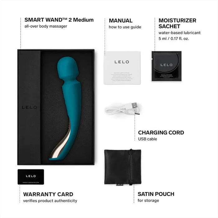 Vibrators Lelo Smart Wand 2 Medium Ocean Blue Lelo
