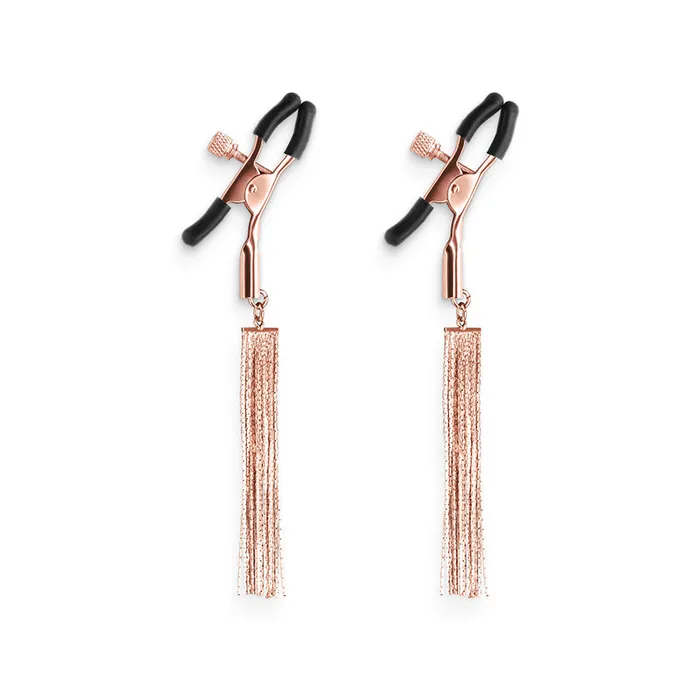 Vibrators NS Novelties Bound D2 Nipple Clamps Rose Gold