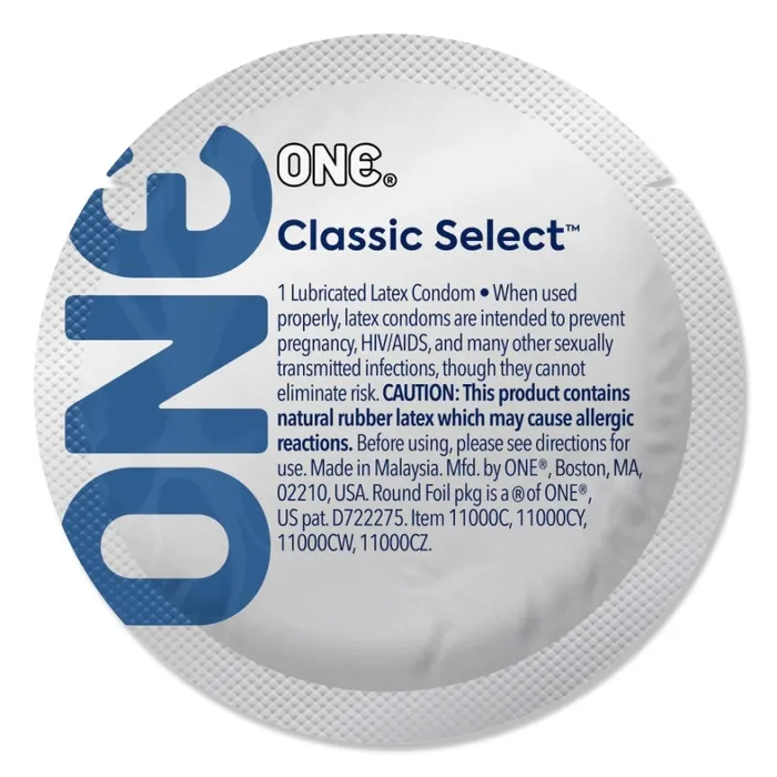 Vibrators One ONE Classic Select Condoms Bulk Each