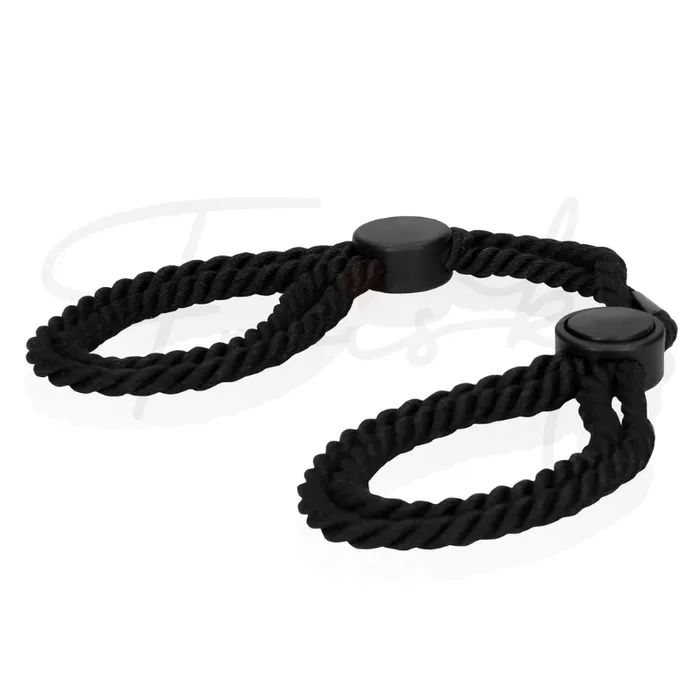 Vibrators SHOTS SHOTS Adjustable Rope Hand Cuffs