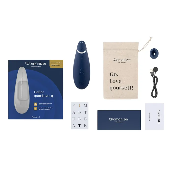 Vibrators Womanizer Womanizer Premium 2 Blueberry